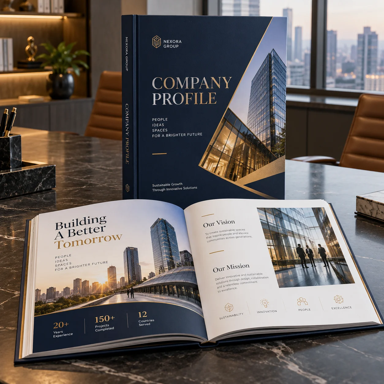 Cetak Company Profile Hardcover