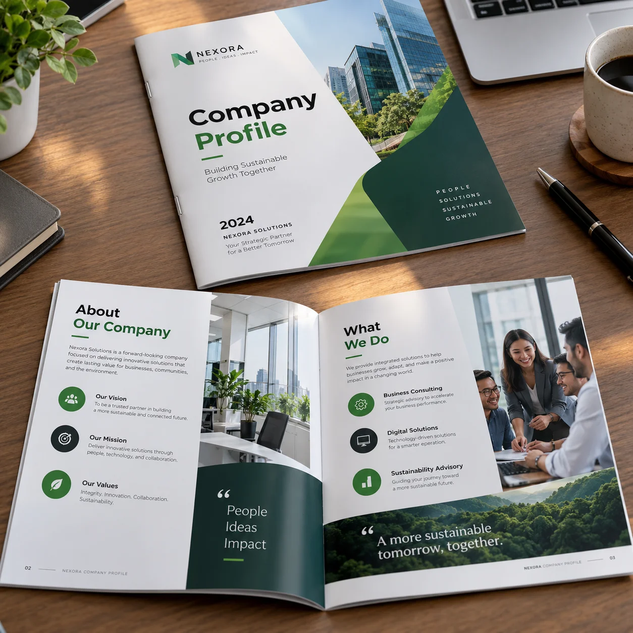 Cetak Company Profile Jilid Kawat