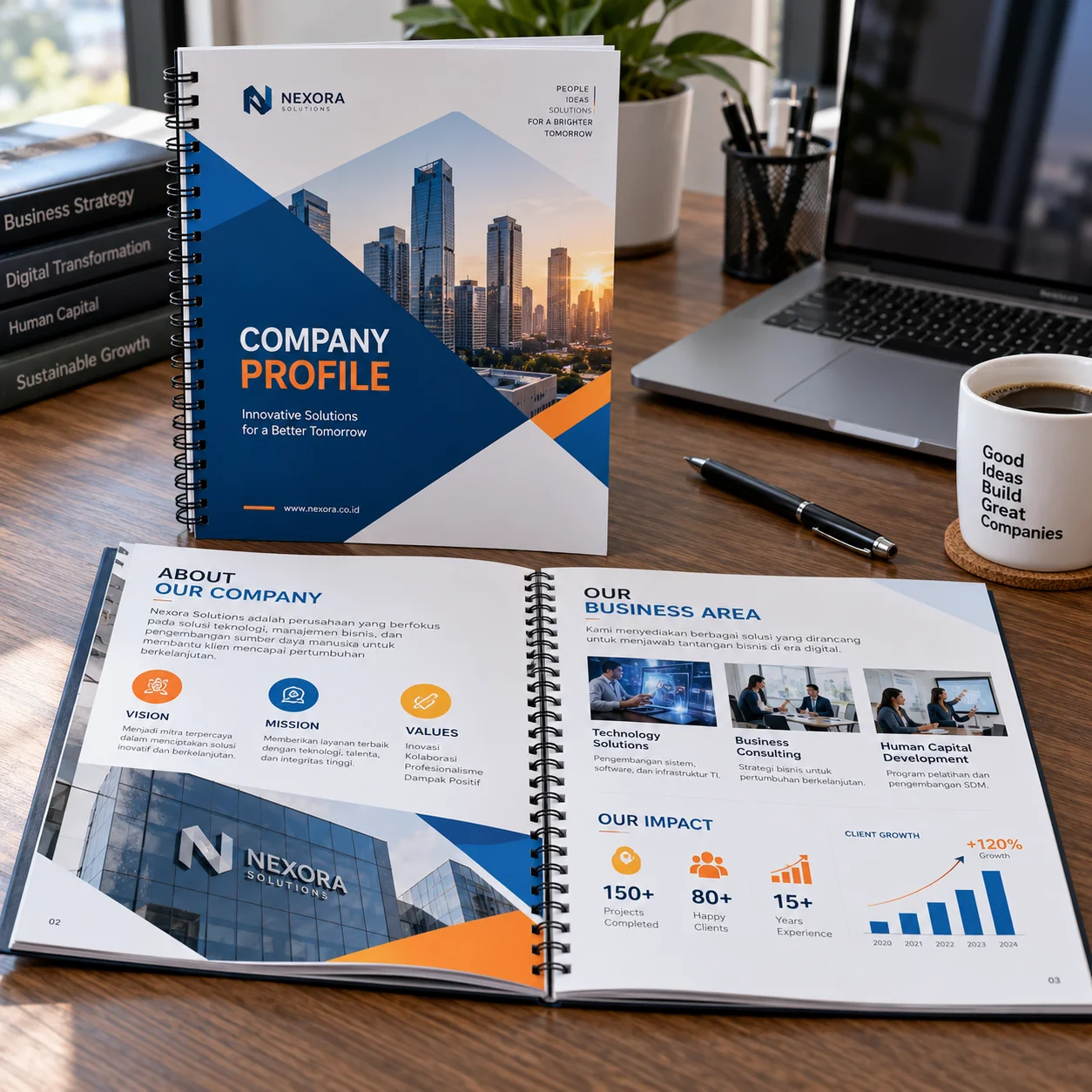 Cetak Company Profile Jilid Spiral